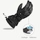 Swany Mens XCell 21 Sports MoistureWicking QuickDrying Warm Durable Flexible Leather Winter Gloves Black Medium