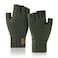 JUNRUI Fingerless Gloves Half Finger Winter Warm Knitted Gloves Working Running Biking Driving for Men Women