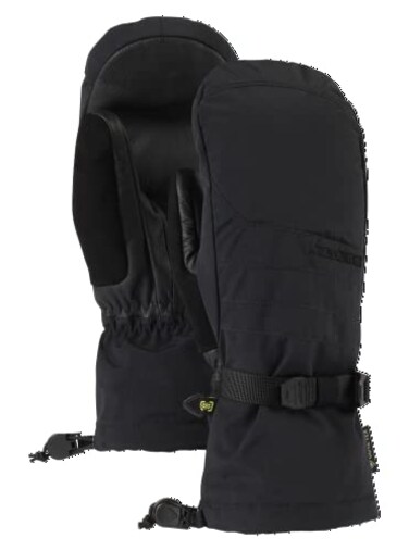 Burton Womens Deluxe GoreTEX Ski Snowboard Winter Mittens True Black Large