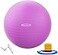 Fitvids AntiBurst and Slip Resistant Exercise Yoga Ball with Quick Pump 3845cm S Purple