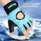 ihuan Breathable Weight Lifting Gloves Fingerless Workout Gym Wrist Support Enhance Palm Protection Extra Grip for Fitness Training Rowing Pullups