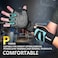 ihuan Ventilated Weight Lifting Gym Workout Gloves with Wrist Wrap Support for Men Women Full Palm Protection for Weightlifting Training Fitness Hanging Pull ups