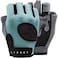 LIFECT Essential Breathable Workout Gloves Knuckle Weight Lifting Fingerless Gym Exercise Gloves with Curved Open Back for Powerlifting Crossfit Women and Men Blue Medium