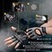 LIFECT Essential Breathable Workout Gloves Knuckle Weight Lifting Fingerless Gym Exercise Gloves with Curved Open Back for Powerlifting Crossfit Women and Men Grey XSmall