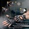 LIFECT Essential Breathable Workout Gloves Knuckle Weight Lifting Fingerless Gym Exercise Gloves with Curved Open Back for Powerlifting Crossfit Women and Men Grey XSmall