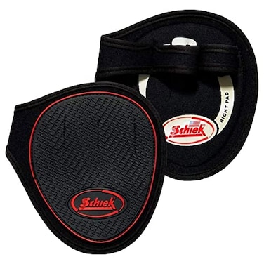 Schiek Sports Grip Pads Set of 2 Non Slip Neoprene Grip Pad for Power Lifting