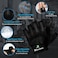 spacepower Workout Gloves Weight Lifting Gloves for WomenMen Lightweight Breathable Gym Glove for Exercise Medium Black