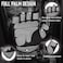 WESTWOOD FOX Weight Lifting Gloves for Men Women Gym Gloves with Wrist Wrap Support for Workout Training Exercise Fitness Hanging Pull ups for Dumbbell Cycling Blacks Medium