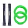 CutS Adjustable PVC Jump Rope 5mm Thickness Shatterproof Handles for Fitness Boxing Cardio Meadow