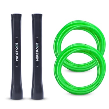 CutS Adjustable PVC Jump Rope 5mm Thickness Shatterproof Handles for Fitness Boxing Cardio Meadow