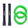 CutS Adjustable PVC Jump Rope 5mm Thickness Shatterproof Handles for Fitness Boxing Cardio Meadow