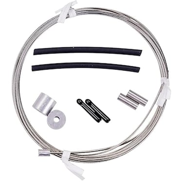EliteSRS Bare Wire Replacement Jump Rope Speed Cable 116 Stainless Steel Cable 10ft Long USA Made Cord for Fastest Speed Compatible with all Cable Speed Jump Rope Handles
