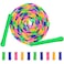 Coolrunner 16 FT Long Jump Rope1 PACK Double Dutch Jump Ropes Soft Beaded Skipping for Kids Adults Plastic Segmented Long Enough for 45 Jumpers Green