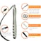 MOGOLD DIY Adjustable Weight Jump Rope 04LB 12LB07LB 08LB Interchangeable 2mm 5mm Cable for CrossFit Double Unders HIIT Workouts Fast Clamp System 10ft Adjustable