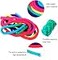 Watris Veiyi Rhythmic Gymnastics Rope 28m110in Rainbow Rhythmic Arts Training Jumps Rope
