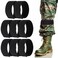 Gjinxi 8Pcs Boot Blousers Ankle Straps 15Inches Elastic Boot Straps Blousing Straps Trousers Blouses Straps Ankle Hook and Loop Boot Bands for Fishing Hunting Hiking Cycling Gardening Uniform