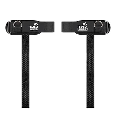Ekkovision Weight Lifting Straps With Cuffed D Ring Wrist Support for Men Heavy Duty Thick Comfortable Lifting Straps Secure Fit Enhanced Grip Straps for Weightlifting Gym Training