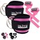 ELITE ATHLETICS Elite Athletics Ankle Straps for Cable Machine Wrist Lifting Straps Set for Weightlifting Cable Kickbacks Glute Workouts Deadlifts Strength Training Adjustable 8MM Padded Neoprene Gym