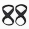 HOSSTILE Figure 8 Lifting Straps Pair HeavyDuty Cotton Webbing NonSlip Design Adjustable Fit for Strength Training Bodybuilding Weightlifting
