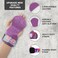M MANUEKLEAR MANUEKLEAR Gym Straps Double Leather Lifting Straps for Men Deadlift with Cushion Wrist Loop Gym Lifting Wrist Wraps for Weightlifting