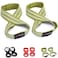 MOOCY Figure 8 Lifting Straps for DeadliftWeightliftingStrongman Cross Training Strong Weightlifting Wrist Wraps