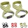 MOOCY Figure 8 Lifting Straps for DeadliftWeightliftingStrongman Cross Training Strong Weightlifting Wrist Wraps