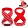 MOPHOEXII Figure 8 Lifting StrapsWeightlifting StrapsFigure 8 StrapsWrist Straps for Deadlift Powerlifting Strongman Cross TrainingDeadlifting Straps