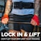 SERIOUS STEEL FITNESS Figure 8 Deadlifting Straps 60 Centimeters Red