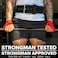 SERIOUS STEEL FITNESS Figure 8 Deadlifting Straps 60 Centimeters Red