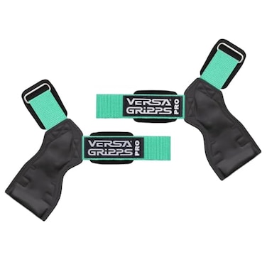 Versa Gripps Pro Made in USA Wrist Straps for Weightlifting Alternative Best Training Accessory RL Mint