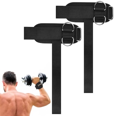 starfa lab Weight Lifting StrapsLifting Wrist StrapsWeight StrapsWith DRingsWrist Wraps for Weightliftingfor Men and Women for Cable MachinesDeadliftsSnatchesPullUps