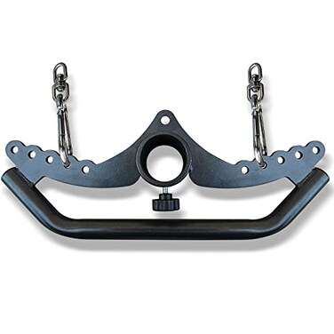 KORIKAHM Adjustable Lat Pull down Bar Cable Machine Attachments for Gym Home Gym Fitness Tbar Row Pulldown Attachments Lat Pull Down Machine Wide Grip Neutral Grip Handle SPB05