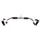 qibylift Wide Grip Lat Pull Down Bar Cable Attachment LAT Pull Down Bar Press Down Machine Attachments VShaped Bars with Rubber Handgrips Revolving Hanger28 Inch