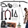 SERTT Cable Pulley System Gym Power Rack Pulley Attachment with 2in1 LAT Pull Down Bar and Upgraded Loading PinUsed for Triceps Pulldown Biceps Back Shoulder