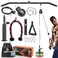 SERTT Cable Pulley System Gym Power Rack Pulley Attachment with 2in1 LAT Pull Down Bar and Upgraded Loading PinUsed for Triceps Pulldown Biceps Back Shoulder