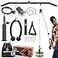 SERTT Cable Pulley System Gym Power Rack Pulley Attachment with 2in1 LAT Pull Down Bar and Upgraded Loading PinUsed for Triceps Pulldown Biceps Back Shoulder