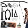 SERTT Cable Pulley System Gym Power Rack Pulley Attachment with 2in1 LAT Pull Down Bar and Upgraded Loading PinUsed for Triceps Pulldown Biceps Back Shoulder