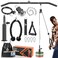 SERTT Cable Pulley System Gym Power Rack Pulley Attachment with 2in1 LAT Pull Down Bar and Upgraded Loading PinUsed for Triceps Pulldown Biceps Back Shoulder