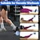 NVAAV 1Pcs Dumbbell Foot Attachment Adjustable Thickening Monkey Feet Dumbbell Attachment Straps Tibialis Trainer and Heel Padded Ankle Weight Strap for Leg Workouts Extensions Hip Flexors Shin Splint