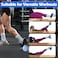 NVAAV 1Pcs Dumbbell Foot Attachment Adjustable Thickening Monkey Feet Dumbbell Attachment Straps Tibialis Trainer and Heel Padded Ankle Weight Strap for Leg Workouts Extensions Hip Flexors Shin Splint