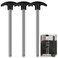 Draupnir 3pcs Weight Stack Pin Gym Pins for Weight StackWeight Lifting Pins for Universal Home Commercial Gym Strength Training Equipment Machine Pin Insert Accessories38 Diameter 6 Locking Space