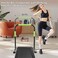 LANGRUI Adjustable Walking Pad Handle only 197 inch Wide 44 inch Max Height Green