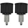 BOKWORE 2 PCS M16 Pop Pull Pin Knob Pull Pin Spring Knob for Fitness Equipment Bicycle Equipment Exercise Bike Replacement Parts Black