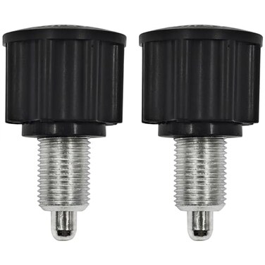 BOKWORE 2 PCS M16 Pop Pull Pin Knob Pull Pin Spring Knob for Fitness Equipment Bicycle Equipment Exercise Bike Replacement Parts Black