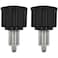 BOKWORE 2 PCS M16 Pop Pull Pin Knob Pull Pin Spring Knob for Fitness Equipment Bicycle Equipment Exercise Bike Replacement Parts Black