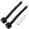 EnriQ Tricep Rope Pull DownHeavy Duty Triceps Kit Easy to Grip Non Slip Cable Attachment Ideal for Home Gym Face Pulls Tricep Push Down Rope System A2 Pack Single Grip