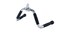 FITNESS MANIAC USA MultiGrip Barbell Seated Row Handle Barbell MultiExerciser Cable Attachment Revolving M Bar