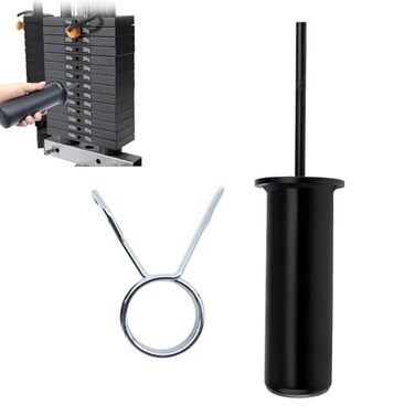 FNKTEK Weight Stack Pin and Spring Collar Weight Stack Extender Pin Commercial and Home Gym Accessories for Cable Tower and Functional Trainer Machine Hanger Rod Length150 Mm 10 MmLength 110mm