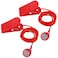 Gosknor 2 Pcs Treadmill Magnet Safety Keys Magnetic Safety Switch Universal Treadmill Emergency Stop Magnet for Running Machines Treadmills Round