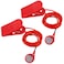 Gosknor 2 Pcs Treadmill Magnet Safety Keys Magnetic Safety Switch Universal Treadmill Emergency Stop Magnet for Running Machines Treadmills Round